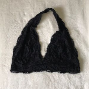 Urban Outfitters Black Halter Bralette